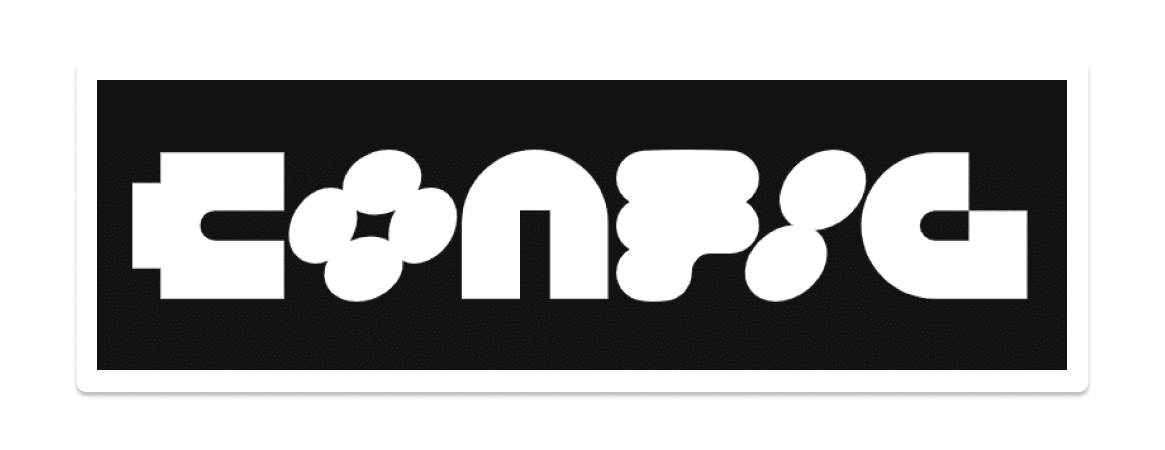 Config by Figma logo, a UX conference