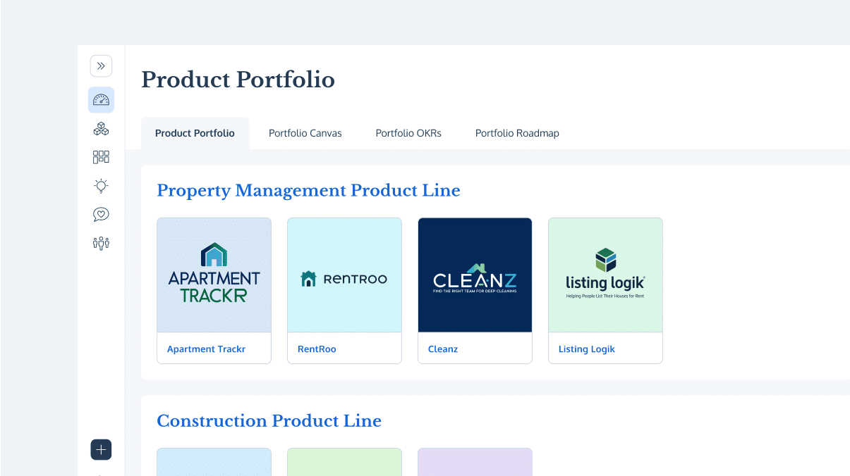 Product portfolio management in ProdPad product management platform