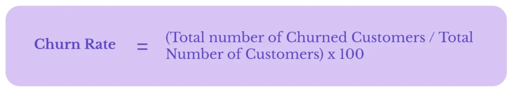 churn rate formula