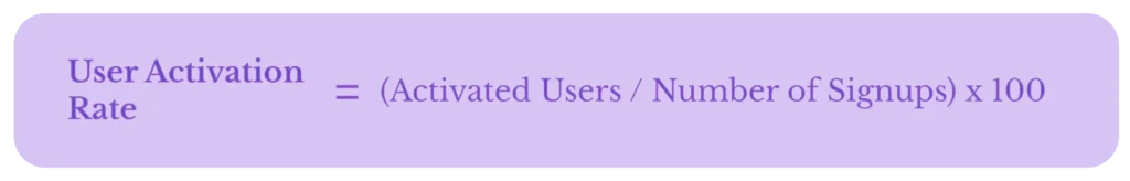 activation rate formula